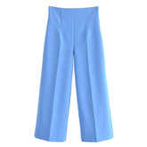 Street Casual High Waist Wide Leg Pants
